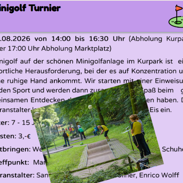 WWGBB: Unser Angebot im Ferienprogramm